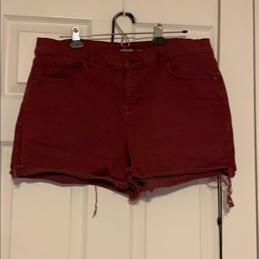 Red shorts